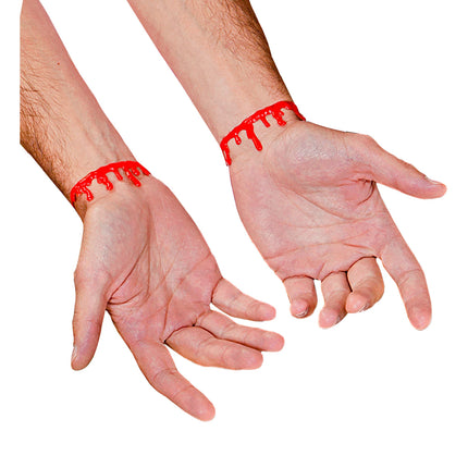 Halloween Armband Roter Schleim