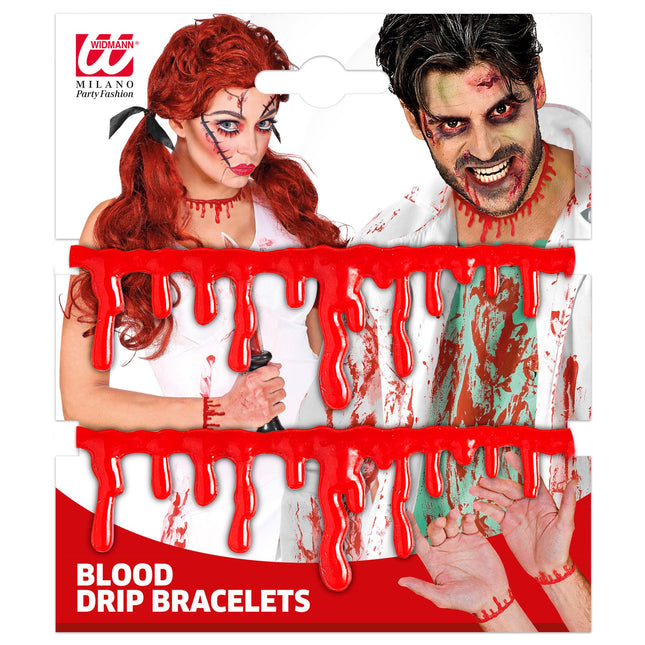 Halloween Armband Roter Schleim