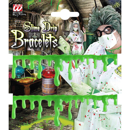Halloween-Armband Grüner Schleim