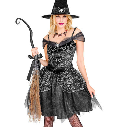Halloween Hexenbesen zusammenklappbar 95cm