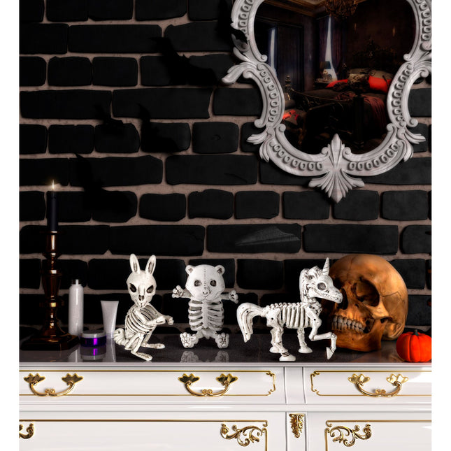 Halloween Skelett Kaninchen 16cm