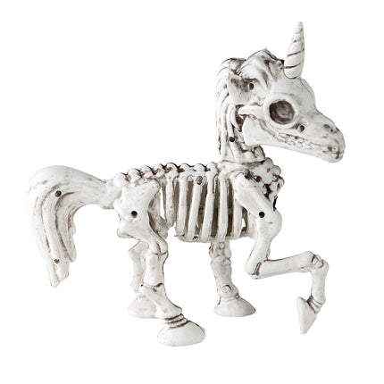 Halloween Skelett Einhorn 18cm
