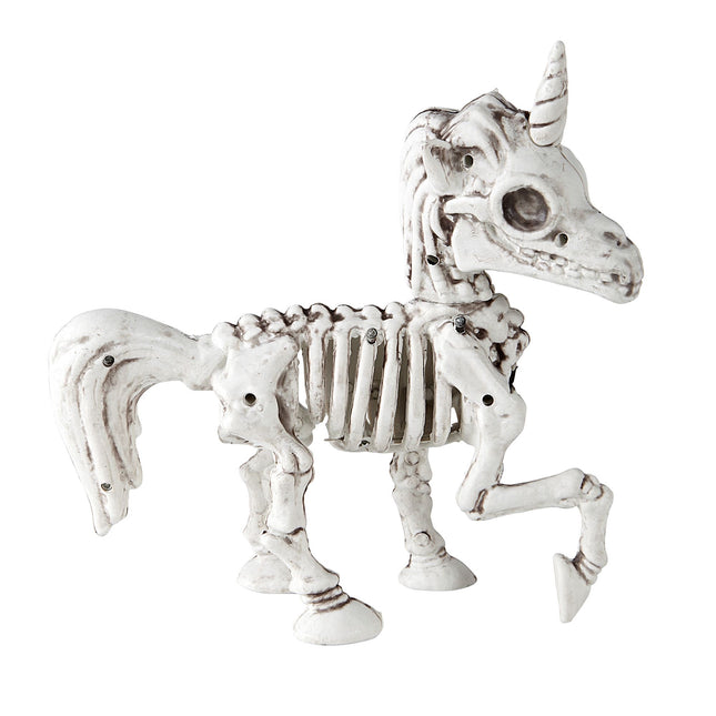 Halloween Skelett Einhorn 18cm