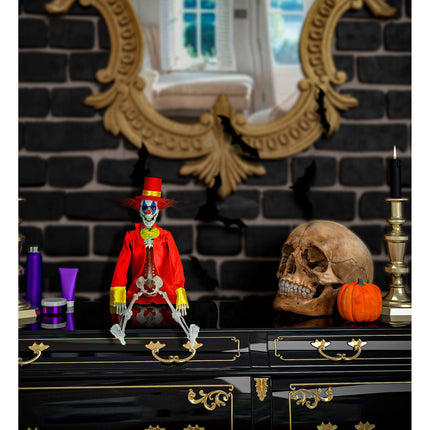 Halloween Skelett Clown 40cm