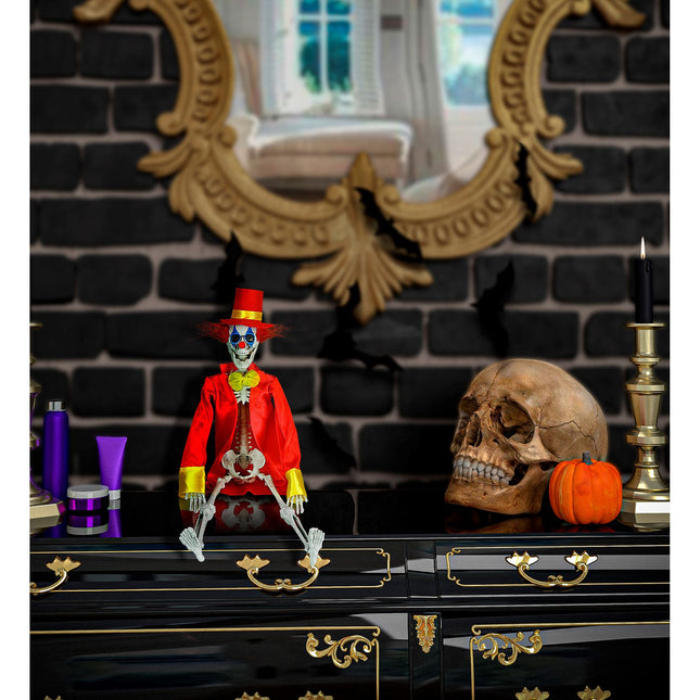 Halloween Skelett Clown 40cm