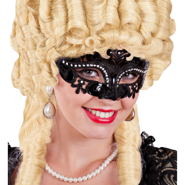 Schwarze Augenmaske Schwarzes Venedig