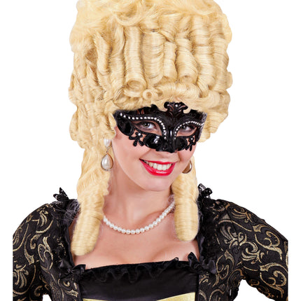 Schwarze Augenmaske Schwarzes Venedig