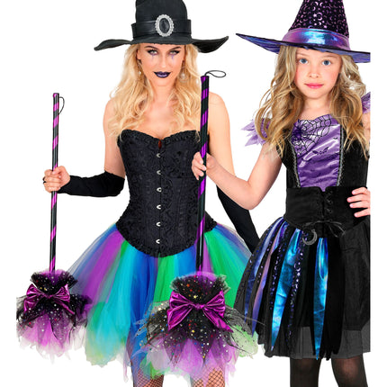 Halloween-Hexenbesen 85 cm
