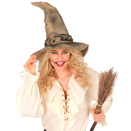 Halloween-Hexenhut, braun