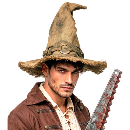 Halloween-Hexenhut, braun