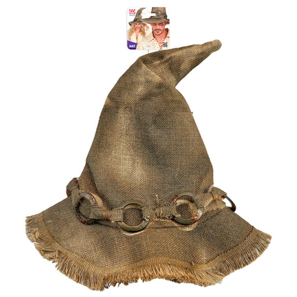 Halloween-Hexenhut, braun