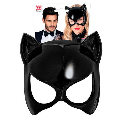 Halloween-Maske „Schwarze Katze“