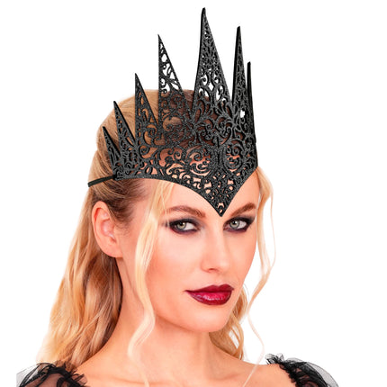Halloween-Krone, schwarz