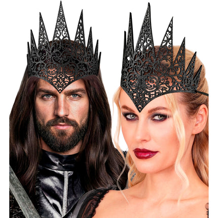 Halloween-Krone, schwarz