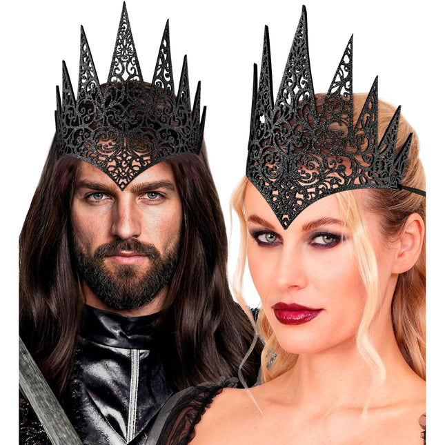 Halloween-Krone, schwarz