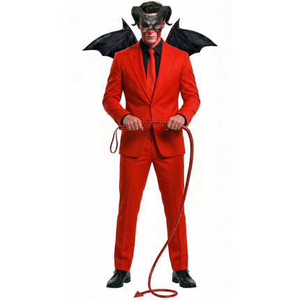Halloween-Peitsche „Teufel“, 1,8 m