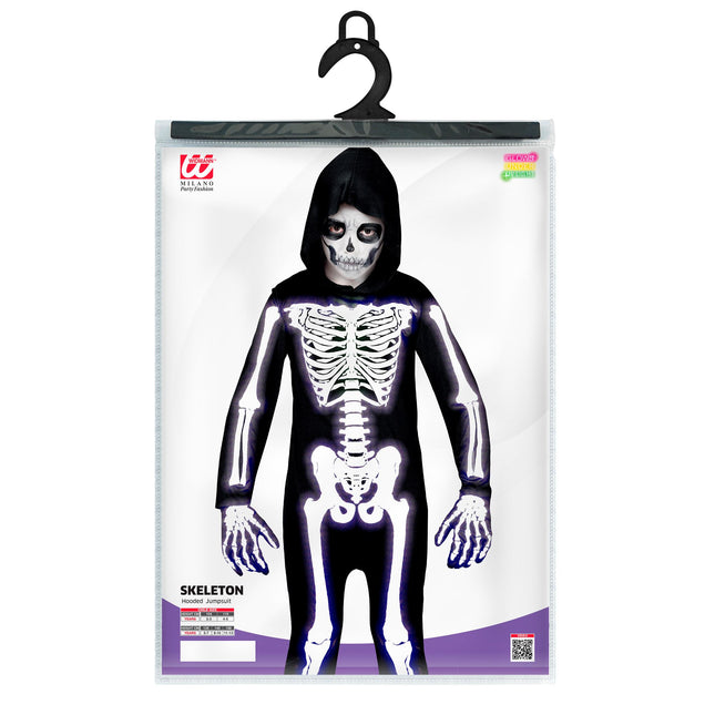 Halloween Kostüm Kind Skelett 2 Stück