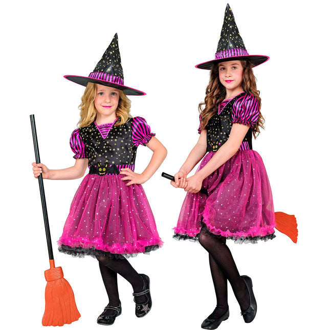 Halloween Kostüm Kind Hexe 2 Stück