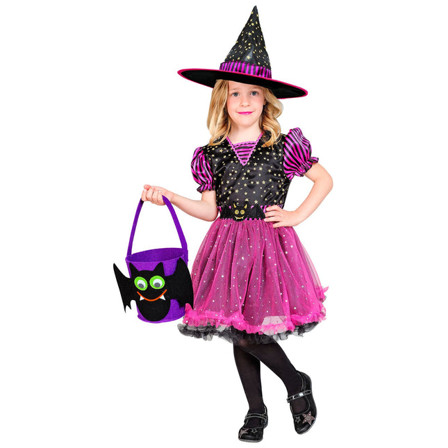 Halloween Kostüm Kind Hexe 2 Stück