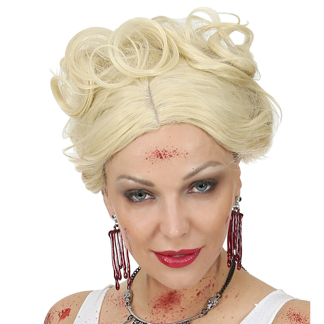Halloween Ohrringe Rotes Blut