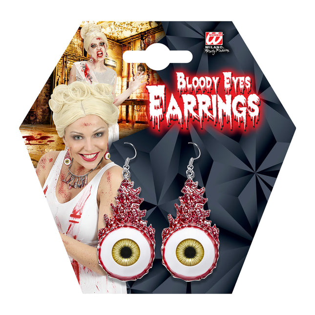 Halloween Ohrringe Augapfel