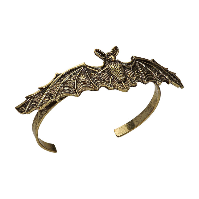 Halloween Armband Gold Fledermaus
