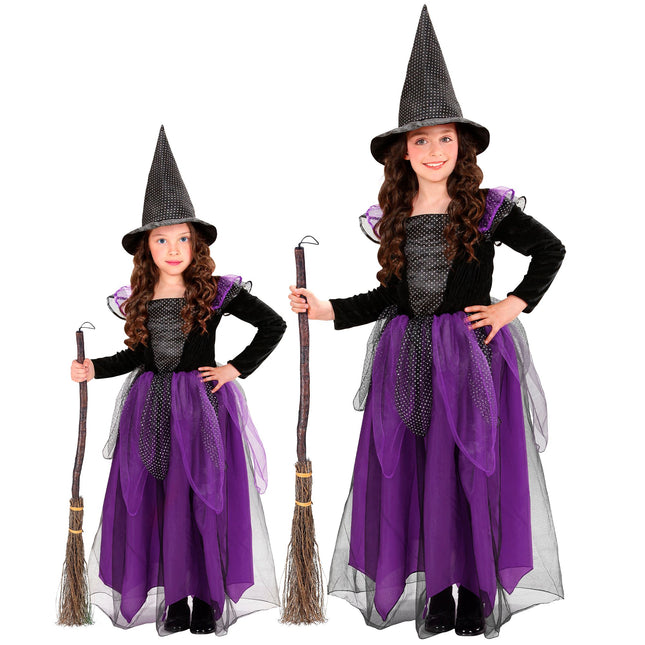 Halloween Kostüm Lila Kind