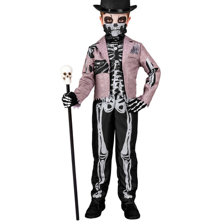 Halloween Kostüm Kind Skelett Bräutigam
