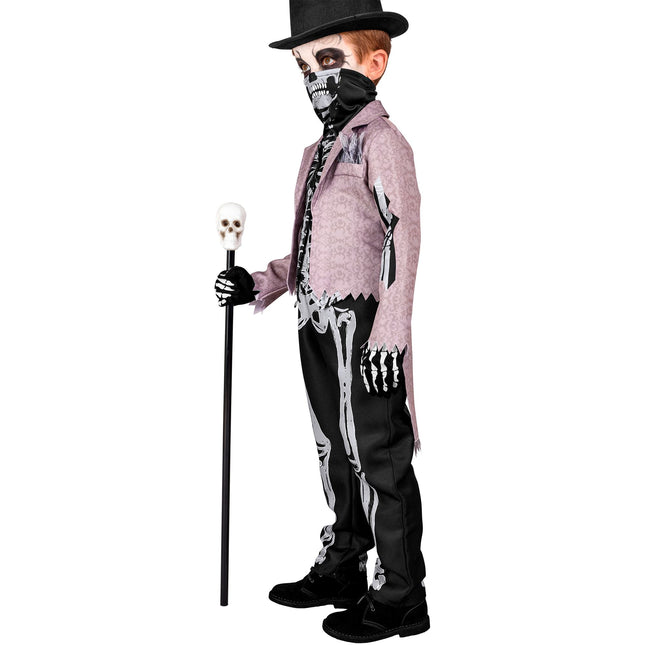 Halloween Kostüm Kind Skelett Bräutigam