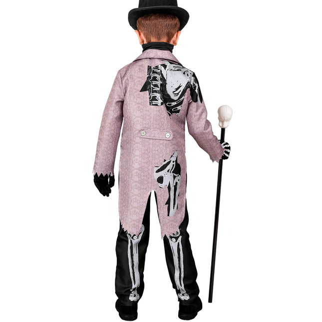 Halloween Kostüm Kind Skelett Bräutigam