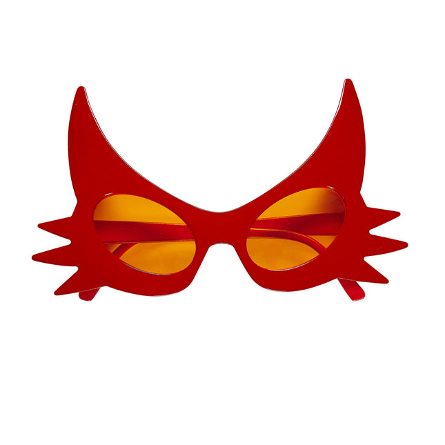 Halloween Brille Rot