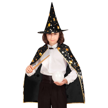 Halloween Cape Kind mit Sternchen
