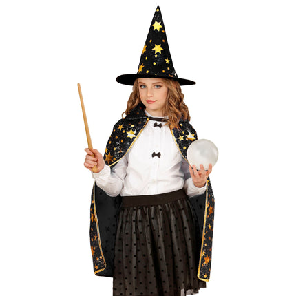 Halloween Cape Kind mit Sternchen