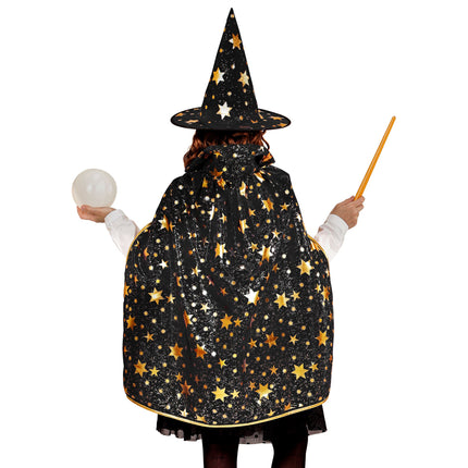 Halloween Cape Kind mit Sternchen