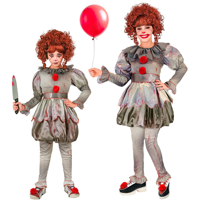 Halloween Kostüm Mädchen Pop Clown