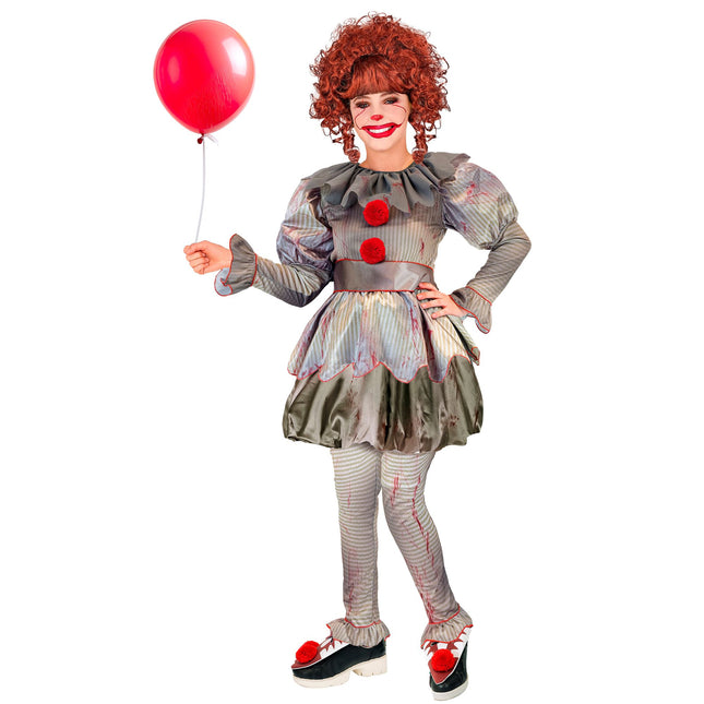 Halloween Kostüm Mädchen Pop Clown