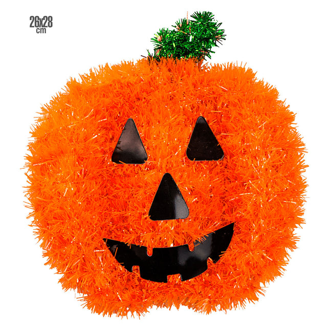 Halloween Wanddekoration Kürbis 28cm