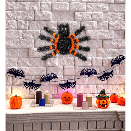 Halloween Wanddekoration Spinne 34cm