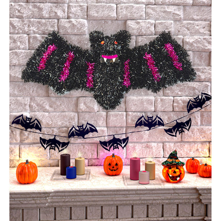 Halloween Wanddekoration Fledermaus 46cm