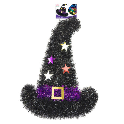 Halloween Wanddekoration Hexenhut 41cm