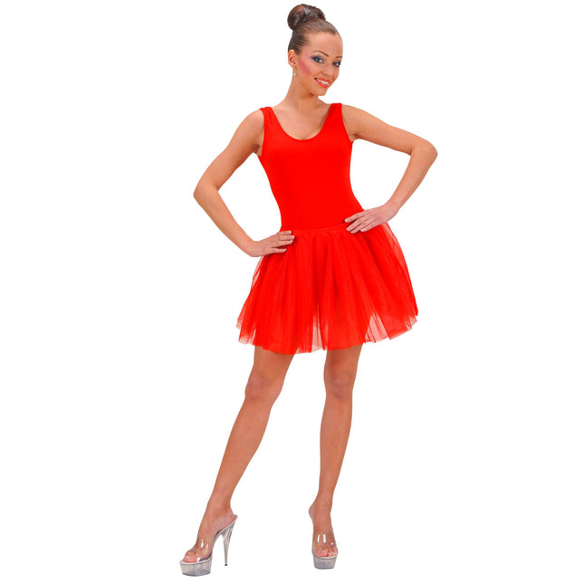 Rotes Tutu kurz