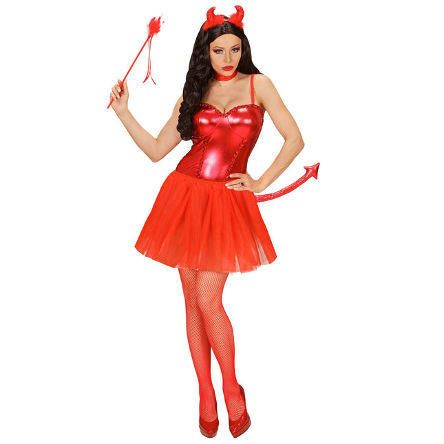 Rotes Tutu kurz