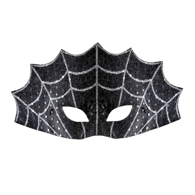 Halloween Maske Spinnennetz