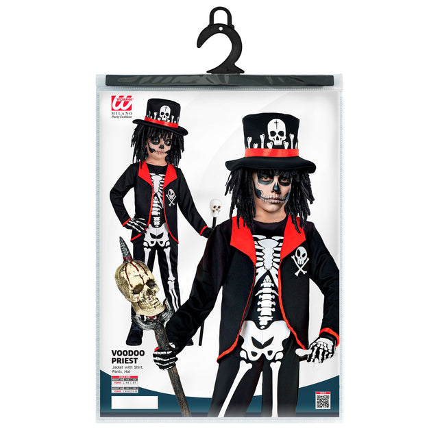 Halloween Kostüm Kind Priester Voodoo