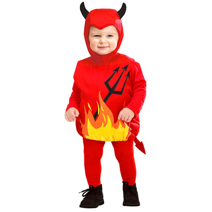 Halloween Kostüm Gelber Baby-Teufel