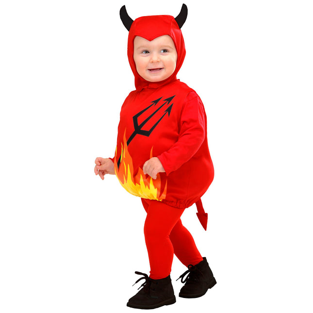 Halloween Kostüm Gelber Baby-Teufel