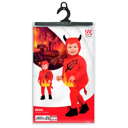Halloween Kostüm Gelber Baby-Teufel