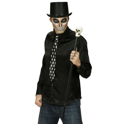 Halloween Stab-Totenkopf