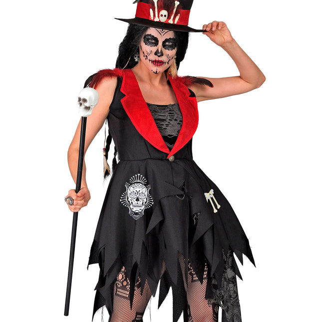 Halloween Stab-Totenkopf