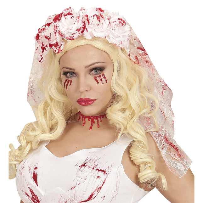 Halloween Schleier Blut